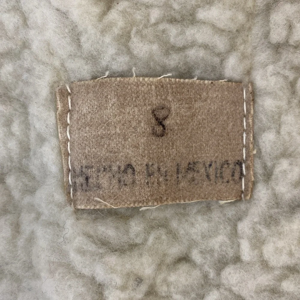 Vintage‎ Suede Patchwork Vest Shearling Boys/Girls 8